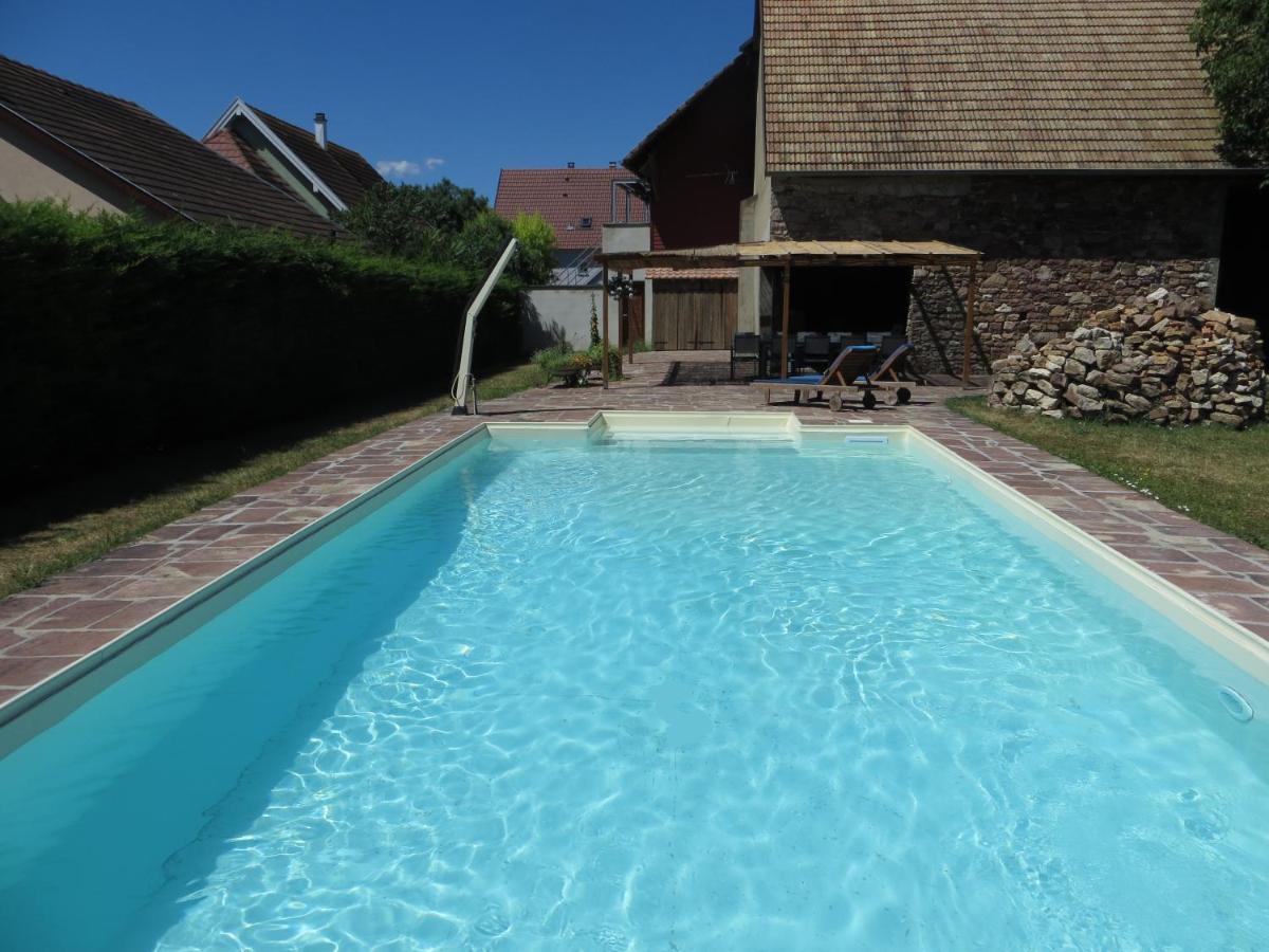 Le 128, Duplex Alsacien 10 Personnes, Piscine Apartman Horbourg Kültér fotó