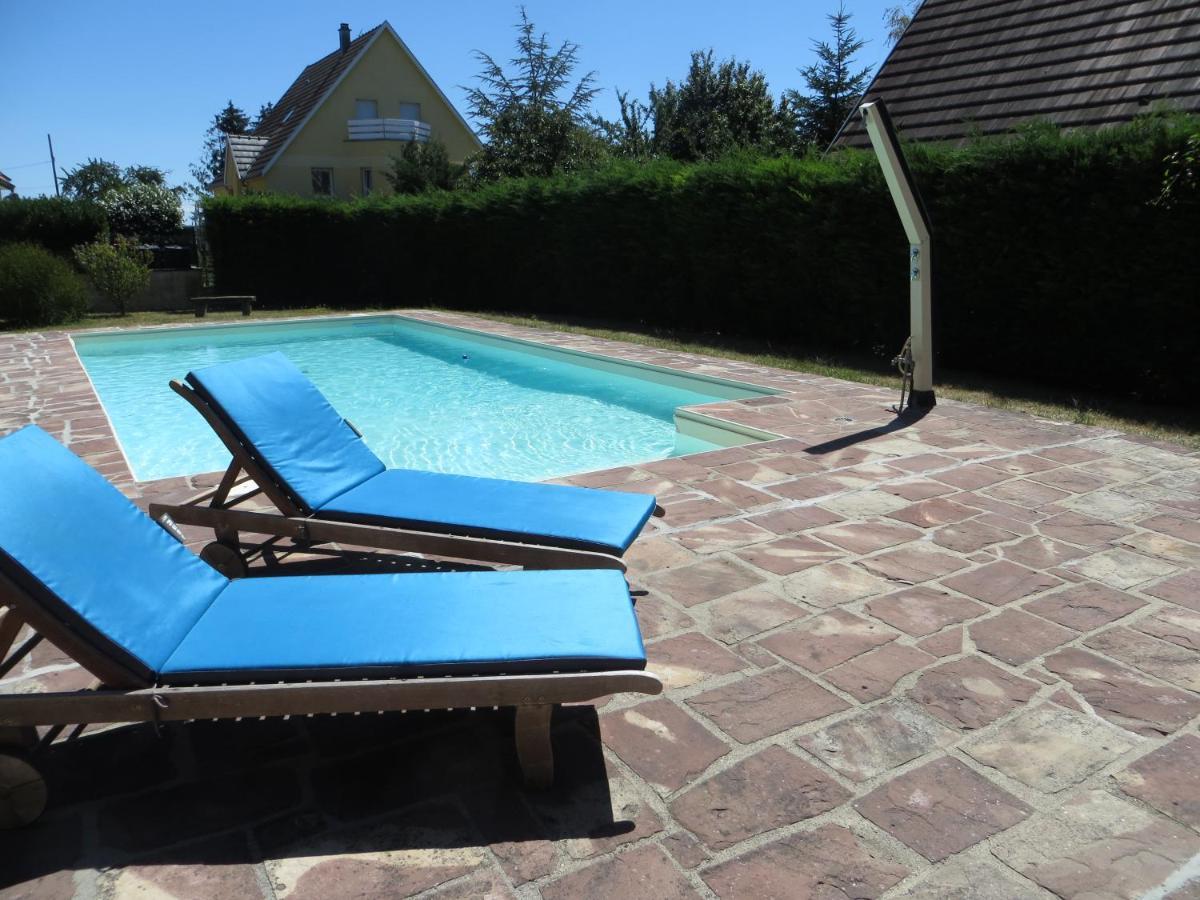 Le 128, Duplex Alsacien 10 Personnes, Piscine Apartman Horbourg Kültér fotó